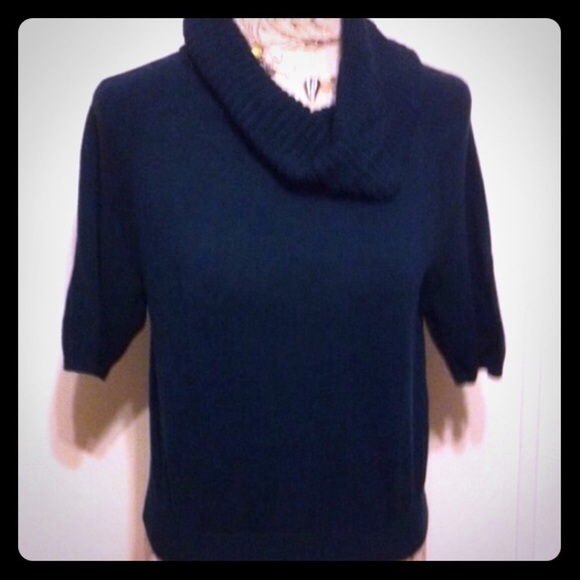 LOFT dark green slouch sweater XS - Picture 1 of 4